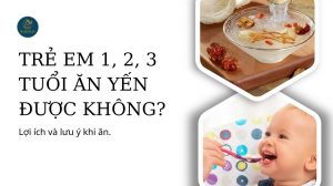Trẻ em 1, 2, 3 tuổi ăn yến được không? Lợi ích và lưu ý khi ăn