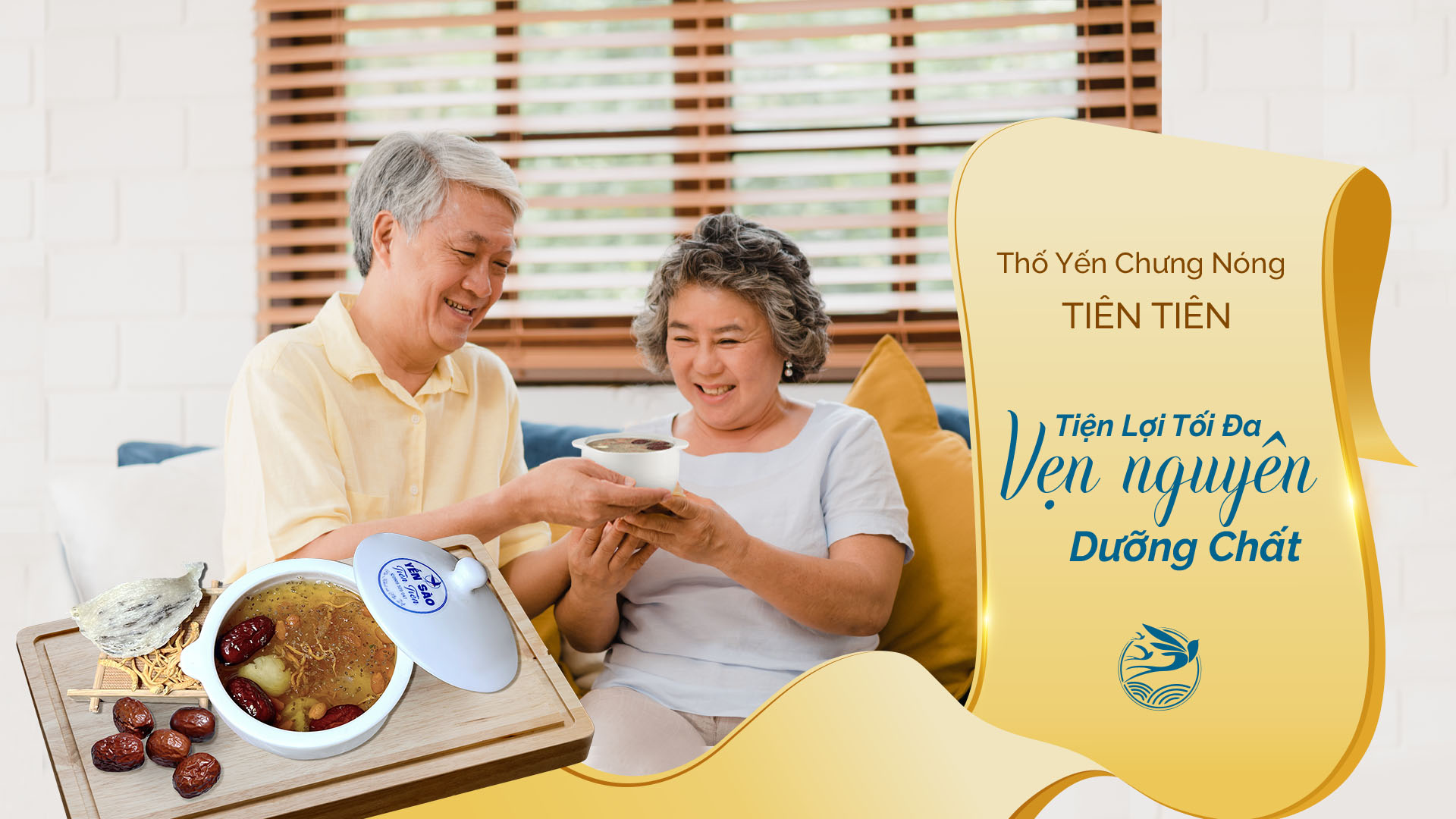 Thố yến chưng nóng