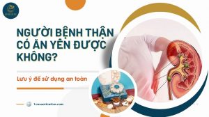 Người bệnh thận có ăn yến được không? Lưu ý sử dụng an toàn