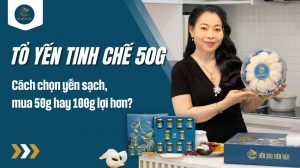 Tổ yến tinh chế 50g: Cách chọn yến sạch, mua nào lợi hơn?