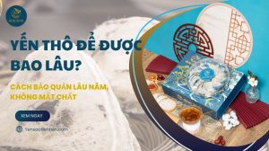 Yến thô để được bao lâu? Cách bảo quản lâu năm, không mất chất